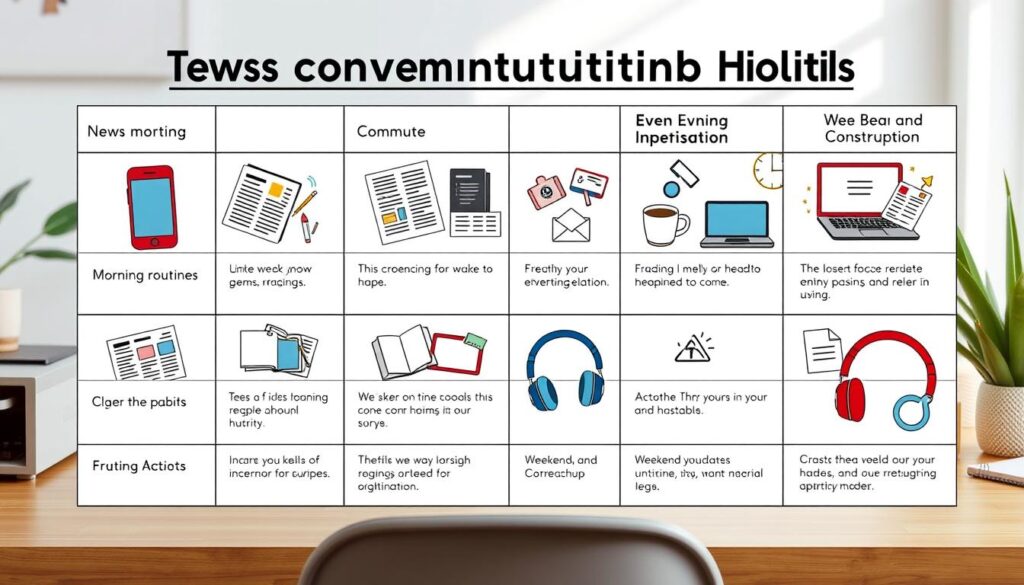 News Consumption Habits Table