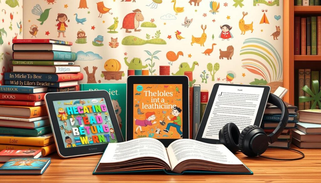 Children's Books, Adult eBooks, and Audiobooks as Learning Resources