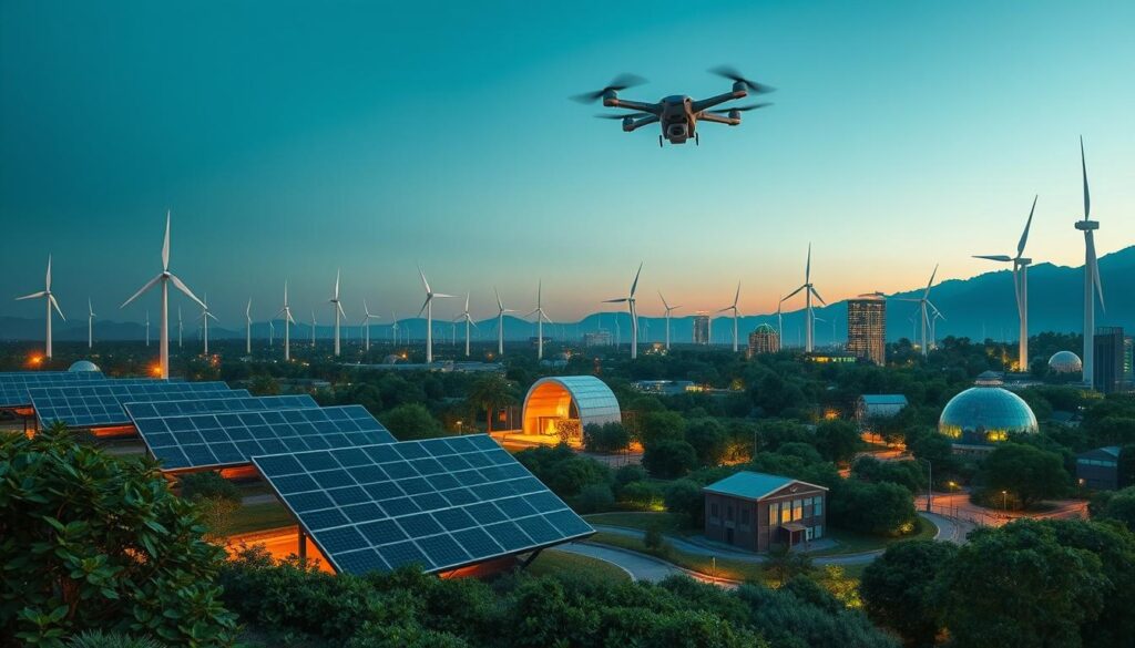 technological breakthroughs in renewable energy and AI advancements